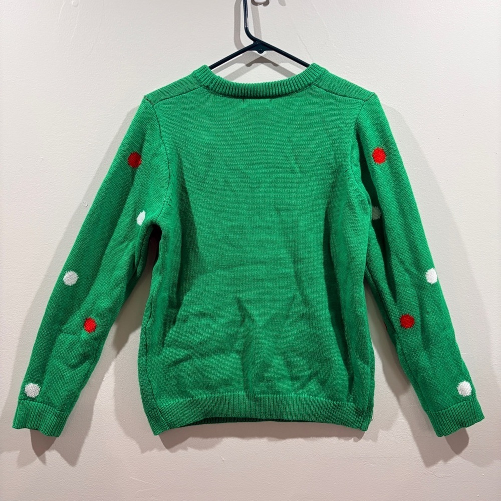 Christmas Gnome Sweater Festive Holiday Pullover Size M Whimsical Ugly Sweater - Picture 2 of 4
